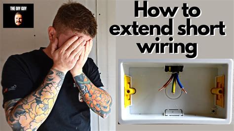 wires in junction box too short in wall|electrical box wiring repair.